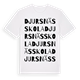 Djursnäs skola ordlek t-shirt