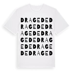 Dragede ordlek t-shirt – ekologisk bomull t-shirt från Pinshirt