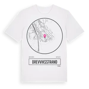 Drevviksstrand t-shirt – ekologisk bomull t-shirt från Pinshirt
