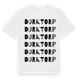 White t-shirt med Durktorp ordlek t-shirt