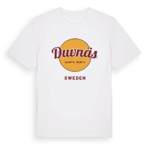 Duvnäs cirkel t-shirt – ekologisk bomull t-shirt från Pinshirt