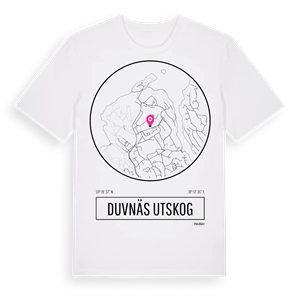 Duvnäs utskog t-shirt – ekologisk bomull t-shirt från Pinshirt