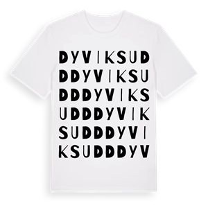 Dyviksudd ordlek t-shirt – ekologisk bomull t-shirt från Pinshirt