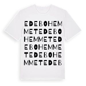 Edebohemmet ordlek t-shirt – ekologisk bomull t-shirt från Pinshirt