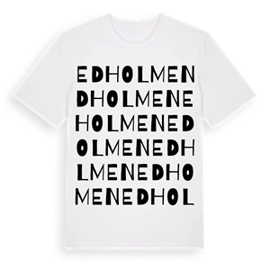 Edholmen ordlek t-shirt – ekologisk bomull t-shirt från Pinshirt
