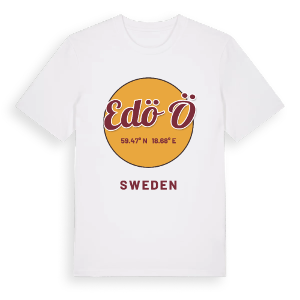 Edö ö cirkel t-shirt – ekologisk bomull t-shirt från Pinshirt