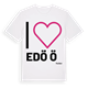 Jag älskar Edö ö t-shirt stort tryck
