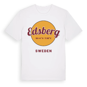 Edsberg cirkel t-shirt – ekologisk bomull t-shirt från Pinshirt