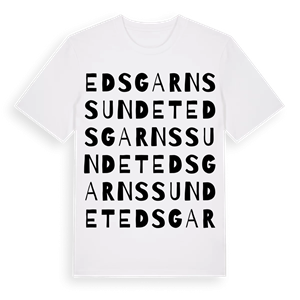 Edsgarnssundet ordlek t-shirt – ekologisk bomull t-shirt från Pinshirt