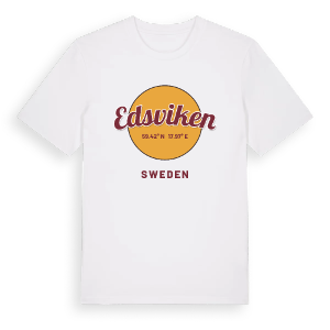 Edsviken cirkel t-shirt – ekologisk bomull t-shirt från Pinshirt