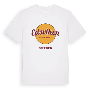 Edsviken cirkel t-shirt – ekologisk bomull t-shirt från Pinshirt