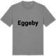 Mid Heather Gray t-shirt med Eggeby fetstil t-shirt