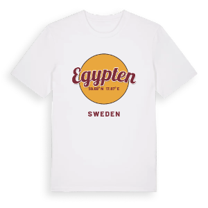 Egypten cirkel t-shirt – ekologisk bomull t-shirt från Pinshirt