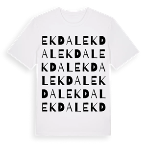 Ekdal ordlek t-shirt – ekologisk bomull t-shirt från Pinshirt