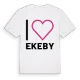 Jag älskar Ekeby t-shirt stort tryck