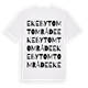 Ekeby tomtområde ordlek t-shirt