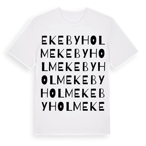 Ekebyholm ordlek t-shirt – ekologisk bomull t-shirt från Pinshirt