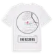 White t-shirt med Ekensberg t-shirt