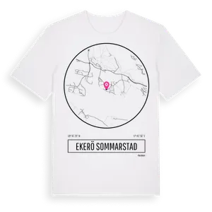 Ekerö Sommarstad t-shirt – ekologisk bomull t-shirt från Pinshirt