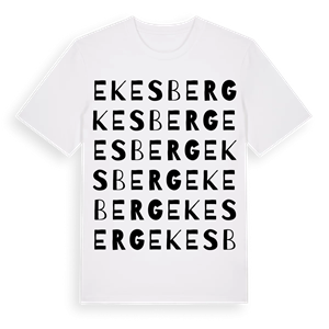 Ekesberg ordlek t-shirt – ekologisk bomull t-shirt från Pinshirt