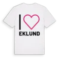 Jag älskar Eklund t-shirt stort tryck