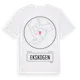 White t-shirt med Ekskogen t-shirt