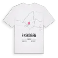 Ekskogen karta t-shirt