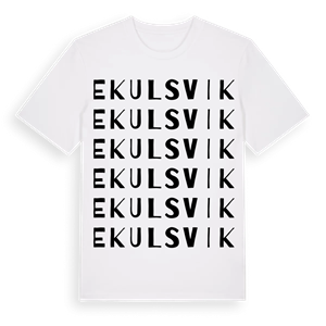 Ekulsvik ordlek t-shirt – ekologisk bomull t-shirt från Pinshirt