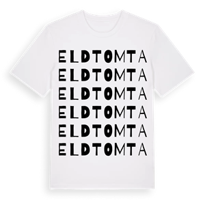 Eldtomta ordlek t-shirt – ekologisk bomull t-shirt från Pinshirt
