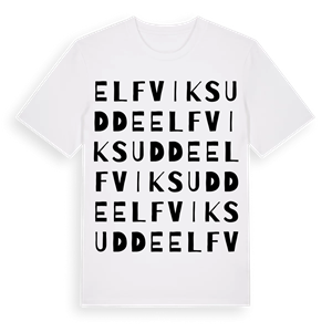 Elfviks udde ordlek t-shirt – ekologisk bomull t-shirt från Pinshirt