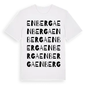 Enberga ordlek t-shirt – ekologisk bomull t-shirt från Pinshirt