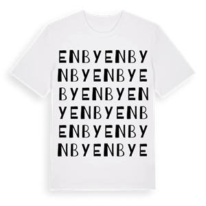 Enby ordlek t-shirt – ekologisk bomull t-shirt från Pinshirt