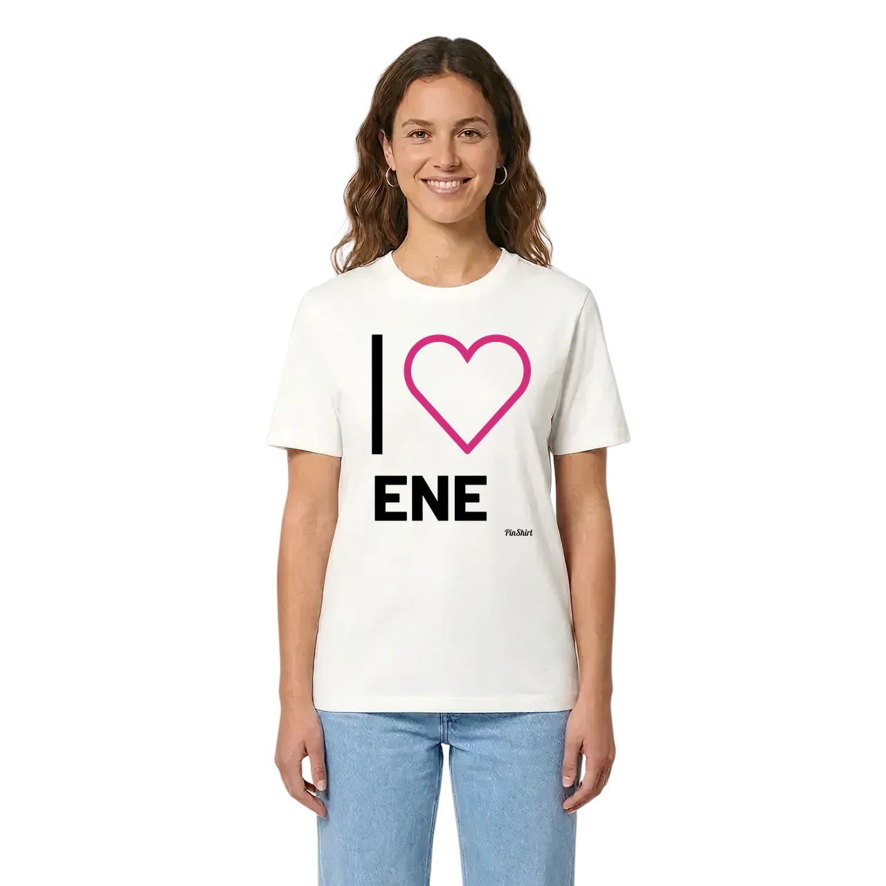 Jag älskar Ene t-shirt stort tryck i miljö