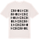 Vintage White t-shirt med Enholmen ordlek t-shirt