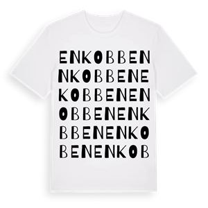 Enkobben ordlek t-shirt – ekologisk bomull t-shirt från Pinshirt