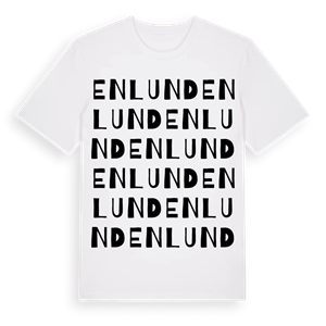 Enlund ordlek t-shirt – ekologisk bomull t-shirt från Pinshirt
