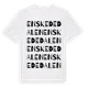 White t-shirt med Enskededalen ordlek t-shirt