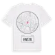 White t-shirt med Ensta t-shirt