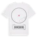 White t-shirt med Eriksberg t-shirt
