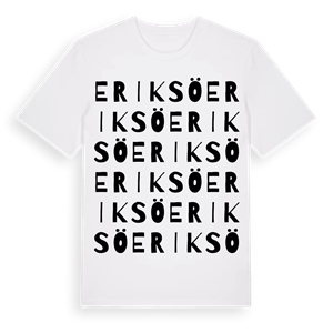 Eriksö ordlek t-shirt – ekologisk bomull t-shirt från Pinshirt