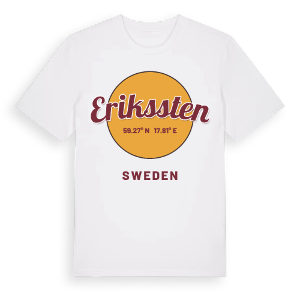 Erikssten cirkel t-shirt – ekologisk bomull t-shirt från Pinshirt