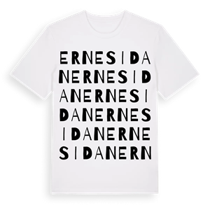 Ernesidan ordlek t-shirt – ekologisk bomull t-shirt från Pinshirt