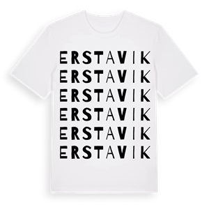 Erstavik ordlek t-shirt – ekologisk bomull t-shirt från Pinshirt