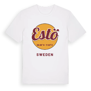 Estö cirkel t-shirt – ekologisk bomull t-shirt från Pinshirt