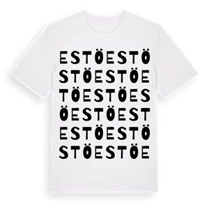 Estö ordlek t-shirt – ekologisk bomull t-shirt från Pinshirt
