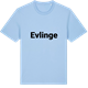 Blue Soul t-shirt med Evlinge fetstil t-shirt