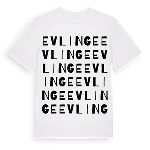 Evlinge ordlek t-shirt – ekologisk bomull t-shirt från Pinshirt