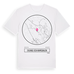 Evlinge och Ramsdalen t-shirt – ekologisk bomull t-shirt från Pinshirt
