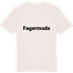 Vintage White t-shirt med Fagermoda fetstil t-shirt