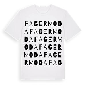 Fagermoda ordlek t-shirt – ekologisk bomull t-shirt från Pinshirt